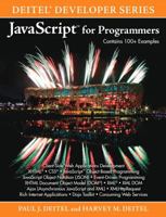 JavaScript for Programmers (Deitel Developer) 0137001312 Book Cover