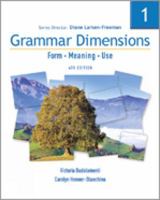 Grammar Dimensions: Book 1A: Form, Meaning and Use 1424003369 Book Cover