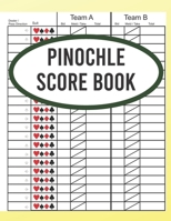 Pinochle Score Book: Book of 120 Score Sheet Pages For Pinochle - Pinochle Score Sheets - Pinochle Score Cards 1074516311 Book Cover