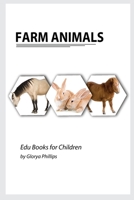 Farm Animals: Montessori real Farm Animals book, bits of intelligence for baby and toddler, children's book, learning resources 4772834389 Book Cover