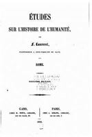 �tudes Sur l'Histoire de l'Humanit� 1530578175 Book Cover