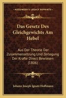 Das Gesetz Des Gleichgewichts Am Hebel... 116036298X Book Cover