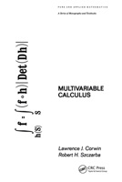 Multivariable Calculus (Pure and Applied Mathematics (Marcel Dekker)) 0824769627 Book Cover