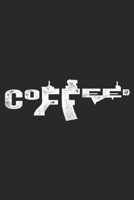 Coffee: AR15 Coffee Pro Gun Journal/Notebook Blank Lined Ruled 6x9 100 Pages 1697398898 Book Cover