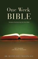 One Week Bible 1626979081 Book Cover