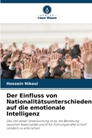 Der Einfluss von Nationalitätsunterschieden auf die emotionale Intelligenz (German Edition) 6208574714 Book Cover