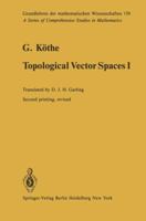 Topological Vector Spaces 3540045090 Book Cover