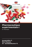 Pharmaceutique expérimentale-I (French Edition) 6207016521 Book Cover