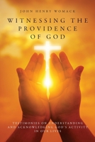 Witnessing the Providence of God: Testimonies on Understanding and Acknowledging God's Activity in Our Lives 1685151833 Book Cover
