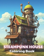 Steampunk House Coloring Book: 100+ New and Exciting Designs for All Fans B0CPDYJ4SM Book Cover