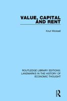 Value, Capital and Rent 1138218073 Book Cover