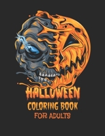Halloween Coloring Book For Adult: Fun Halloween gift or present -40 spooky characters (hours of fun guaranteed) B08J59DZPT Book Cover