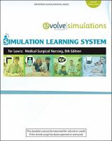 Simulation Learning System for Lewis et al: Medical-Surgical Nursing (User Guide and Access Code): Assessment and Management of Clinical Problems, 8e 032307913X Book Cover