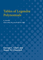 Legendre Polynomials 0472750771 Book Cover