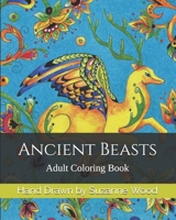 Ancient Beasts: Adult Coloring Book 1072792311 Book Cover