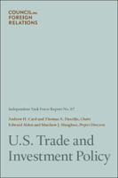 U.S. Trade and Investment Policy 0876094418 Book Cover