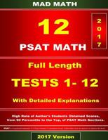 PSAT Math Tests 1-12 (Mad Math Test Preparation) 1976218950 Book Cover