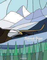 Stained Glass Coloring Book for Grown-Ups 2 198663289X Book Cover