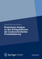 Empirische Analyse Zu Den Erfolgsfaktoren Der Kostenorientierten Produktplanung 383494114X Book Cover