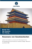 Resonanz von Gesetzestexten (German Edition) 620401692X Book Cover
