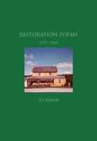 Restoration Poems 0982019602 Book Cover