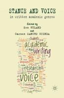 Stance and Voice in Written Academic Genres 1349337889 Book Cover