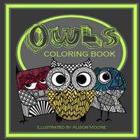 Owls: Coloring Book 1987648870 Book Cover