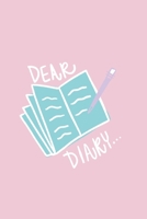 Dear Diary: 150 Cream Lined Pages Diary Journal Notebook Diary For Girls, Tweens & Teens 6 x 9,Wide Ruled Pages For Writing Notes 169369445X Book Cover