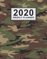 2020 Weekly Planner: Camo Daily Weekly Monthly Calendar 2020 Planner January 2020 to December 2020 1697498310 Book Cover