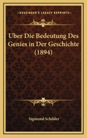 Ber Die Bedeutung Des Genies in Der Geschichte 1148824057 Book Cover