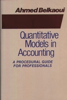 Quantitative Models in Accounting: A Procedural Guide for Professionals 089930186X Book Cover