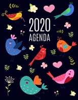 Uccello Agenda 2020: Pianificatore Annuale 2020 - Da Gennaio a Dicembre (12 Mesi) - Organizer & Diario 1661175007 Book Cover