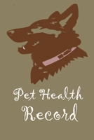 Pet healt record: Dog vaccination and shot records B087SMDQM6 Book Cover