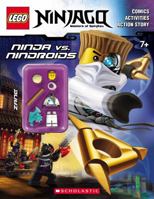 LEGO Ninjago: Ninja Vs. Nindroid Activity Book (with Minifigure) 0545685826 Book Cover