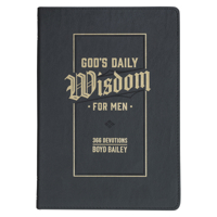 God's Daily Wisdom for Men 365 Devotions Faux Leather 1639522913 Book Cover