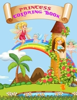Princess coloring book: Princess coloring book For ages 4-8, 80 pages B08YQCPYDW Book Cover