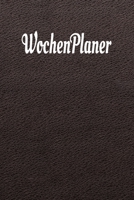 Wochenplaner: Handlicher Wochenplaner Organizer, Top organisiert.Tolles Geschenk. schwarzes Leder-Design 1654515272 Book Cover