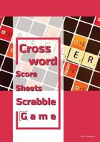 Crossword Score Sheets (Scrabble game): 100 puzzle crossword games with score sheets for 2 players 1985008432 Book Cover