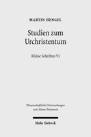 Studien Zum Urchristentum: Kleine Schriften VI 3161495098 Book Cover