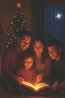 24 Sternenabende Ein Familien Adventskalender zum Mitmachen: Für eine bewusste Weihnachtszeit, ein Adventsbuch mit Vorlesegeschichten, Geschichten, ... für Familien mit Kindern von 5–16 Jahren B0G3PDDD6W Book Cover