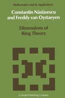 Dimensions of Ring Theory 9401082073 Book Cover