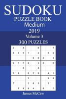 300 Medium Sudoku Puzzle Book 2019 1723333697 Book Cover