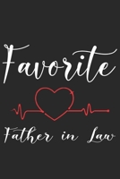 Favorite Father in Law: Gift for your dad,uncle,step dad,grandpa,father in law and also for fathers day gift 1699884137 Book Cover