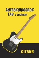 TAB Anteckningsbok gitarr 6 strängar / elgitarr - träningsbok, pad för gitarrister - lärande, komponering och låtskrivning: Sångbok gitarr: 120 sidor ... musiker och låtskrivare B08YQCN4LY Book Cover