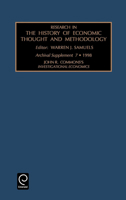 John R. Commons's Investigational Economics 0762303549 Book Cover