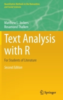 Text Analysis with R for Students of Literature 3319031635 Book Cover