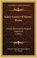 Selected essays (Essay index reprint series) 1378641930 Book Cover