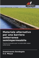 Materiale alternativo per una barriera sotterranea semimpermeabile (Italian Edition) 6630354346 Book Cover