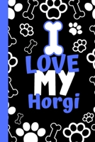 I Love My Horgi: Cute Compact Dog Lover Gift - Small Lined Notebook (6" x 9") 1695191455 Book Cover