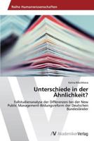 Unterschiede in Der Ahnlichkeit? 3639466829 Book Cover
